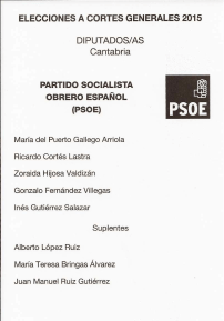 Cantabria_Papeleta_Elecciones_Generales_2015_Congreso_PSOE